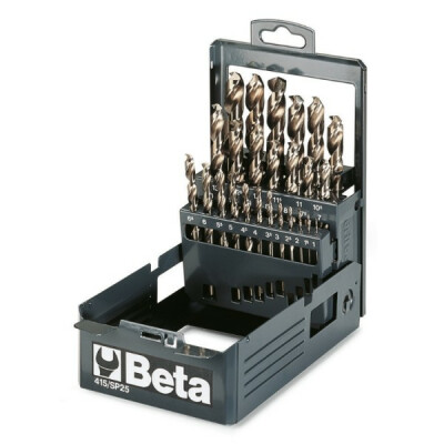 Conjunto de brocas em caixa