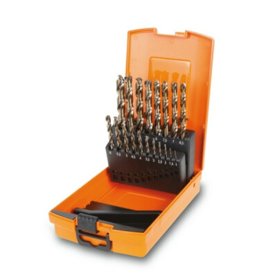 Conjunto de 19 brocas de aço HSS-CO 5%