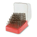 Conjunto de brocas em caixa