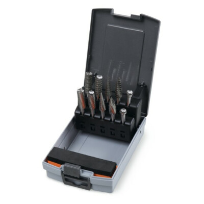 Conjunto de 10 brocas rotativas HSS, haste de 6MM