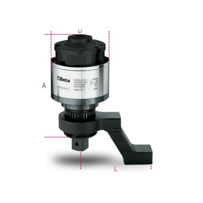 Multiplicador de torque direito/esquerdo, relação 25:1, com contra recuo NM 6000