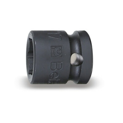 Soquete de impacto com 1/2 quadrado fêmea, soquete hexagonal, série compacta, fosfatado 24 MM diâmetro 33,8 MM