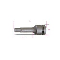Soquete de impacto macho hexagonal de 5 mm