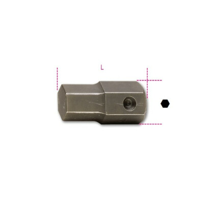 Bit de impacto macho hexagonal, união de 30 mm