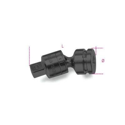 Junta de impacto com quadrado macho e fêmea 3/4” de diâmetro 44 MM