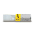 Pacote: Ponta de chave de fenda colorida para parafusos de fenda SxA 0,5 x 3 MM