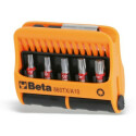 Conjunto de 10 bits para parafusos de soquete Torx® com porta-bits magnético, em caixa de plástico