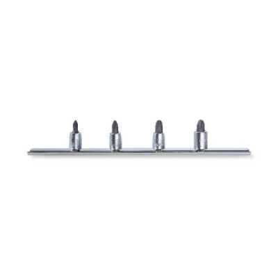 Conjunto de soquete de chave de fenda para parafusos de cabeça cruzada Phillips®, quadrado fêmea de 1/4", cromado