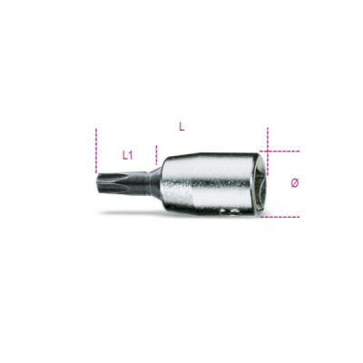 Soquete macho para parafusos com pegada Torx® T10