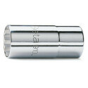 Chave de soquete manual tipo longo boca poligonal 19mm de diâmetro 25mm
