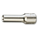 Soquete longo para parafusos com perfil Torx® E5 diâmetro 7 MM