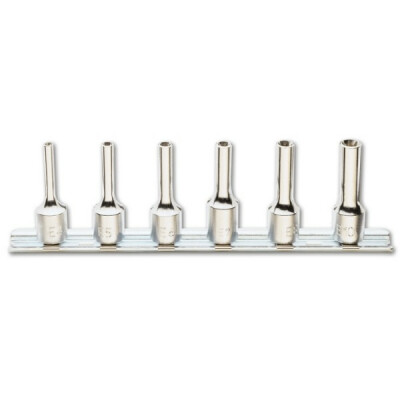 Conjunto de 6 soquetes longos para parafusos com perfil Torx® no suporte