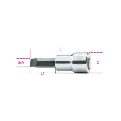 Chave de fenda para parafusos de fenda SxA 1,2x6,5 MM