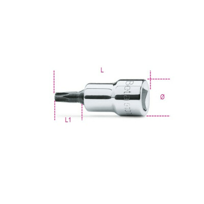 Soquete macho para parafusos de soquete T15 Torx®