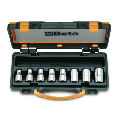 Conjunto de 8 chaves de caixa para parafusos com perfil Torx® em caixa
