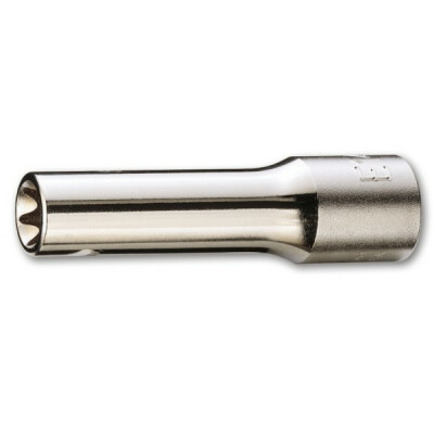 Soquete longo para parafusos com perfil Torx® E12 diâmetro 15 MM