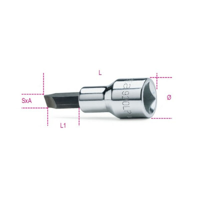 Chave de fenda para parafusos de fenda SxA 1,2 x 8 MM