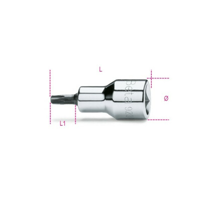 Soquete macho para parafusos com pegada Torx® T30
