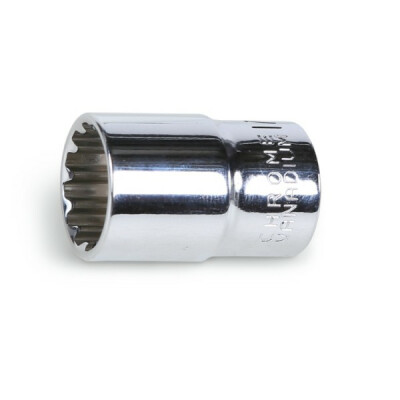 Chave de caixa quadrada fêmea de 1/2", cromada 11 MM