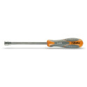 Chave de soquete hexagonal tipo longa cromada de 7 mm
