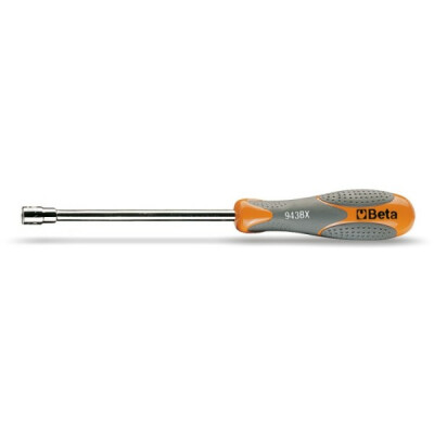 Chave de soquete hexagonal tipo longa cromada de 12 mm