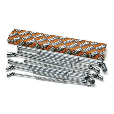 Conjunto de 10 chaves T com soquete hexagonal articulado