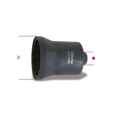 Soquete de impacto para porcas de eixo 110 MM