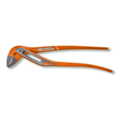 Alicate multigrip ajustável pintado de laranja dobradiça fechada 250 MM