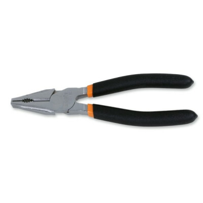 Alicate universal cabo cromado brilhante coberto com 2 camadas de PVC antiderrapante 160 MM