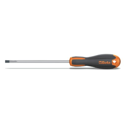 Chave de fenda para parafusos sem cabeça com fenda, cromo, pontas pretas 0,4x2,5x60 mm