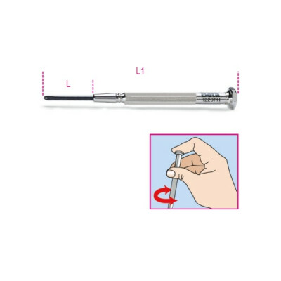 Micro parafusadeira para parafusos de cabeça cruzada Phillips® PH 0