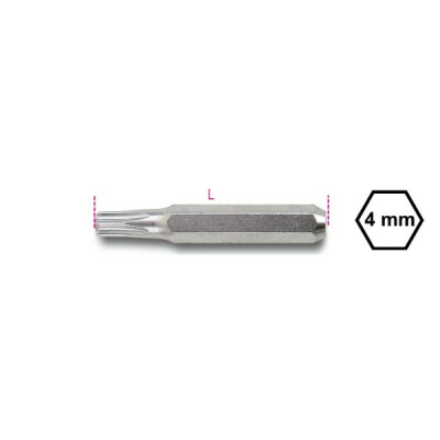 Pacote: Bit de 4 mm para parafusos com pegada Torx® T5