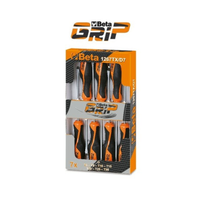 Conjunto de 7 chaves de caixa com cabo para parafusos de cabeça Torx®