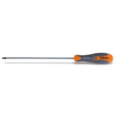 Chave macho com cabo para parafusos de cabeça Torx®, tipo longo, cromado, pontas pretas T20