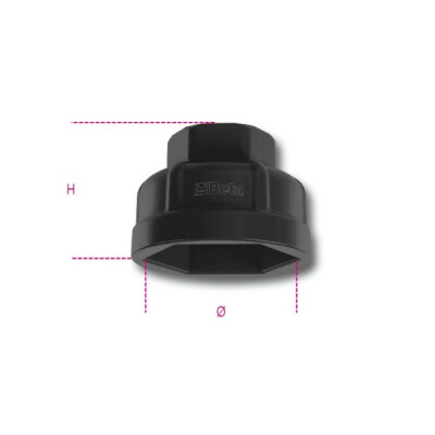 Chave sextavada para cartuchos de filtro de óleo diâmetro 36 MM