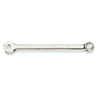 Chave combinada com extremidade fixa e estrela deslocada, tipo longo cromado brilhante 15 x 15 MM diâmetro 23,2 MM