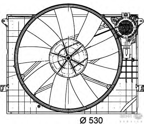 Ventilador, refrigeração do motor