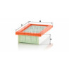 Filtro de ar MANN-FILTER C 22 033/1