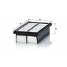 Filtro de ar MANN-FILTER C 25 050