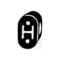 Fita de borracha, sistema de escape