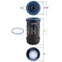 Filtro de combustível MAHLE ORIGINAL KC 697D