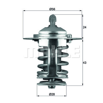 Termostato, refrigerante MAHLE ORIGINAL TX 70 82