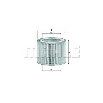 Filtro de ar MAHLE ORIGINAL LX 3009