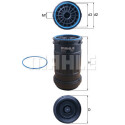 Filtro de combustível MAHLE ORIGINAL KC 624D