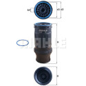 Filtro de combustível MAHLE ORIGINAL KC 629D