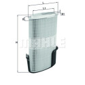 Filtro de ar MAHLE ORIGINAL LX 1009/6
