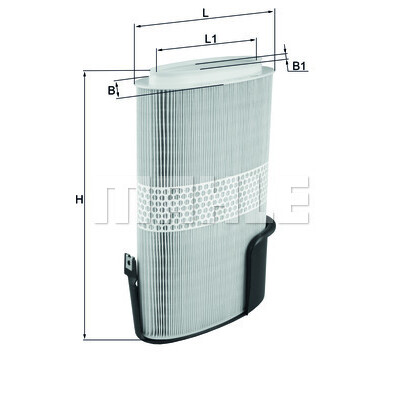 Filtro de ar MAHLE ORIGINAL LX 1009/6