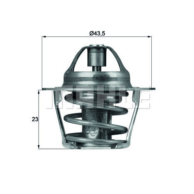 Termostato, refrigerante MAHLE ORIGINAL TX 61 83