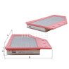 Filtro de ar MAHLE ORIGINAL LX 4573