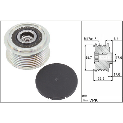 Roda livre do alternador